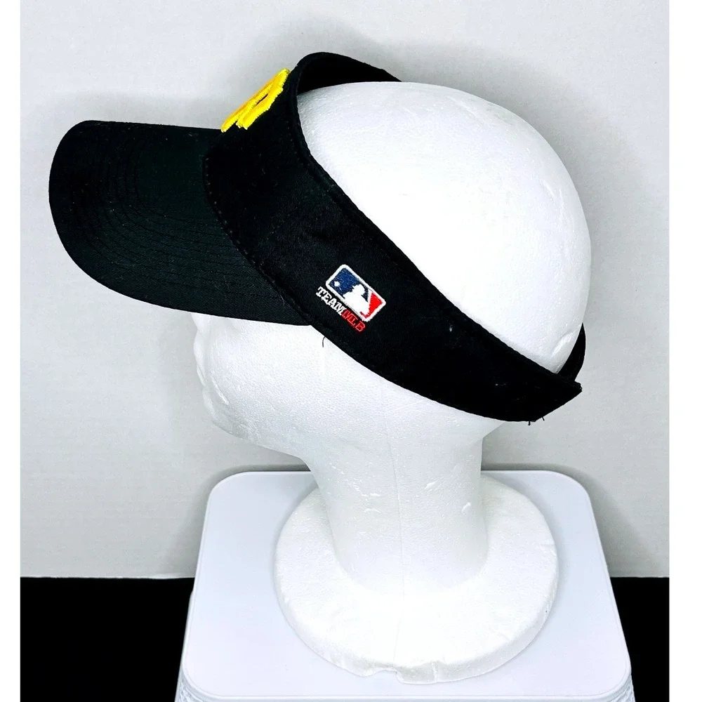 PITTSBURGH PIRATES BLACK‎ VISOR MVP AUTHENTIC MLB BASEBALL TEAM ADJUSTABLE